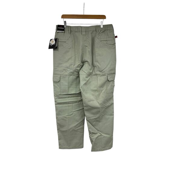 Woolrich Elite Series Men's Tactical Pants 38 waist Sage Green Cargo Style New - Picture 3 of 8